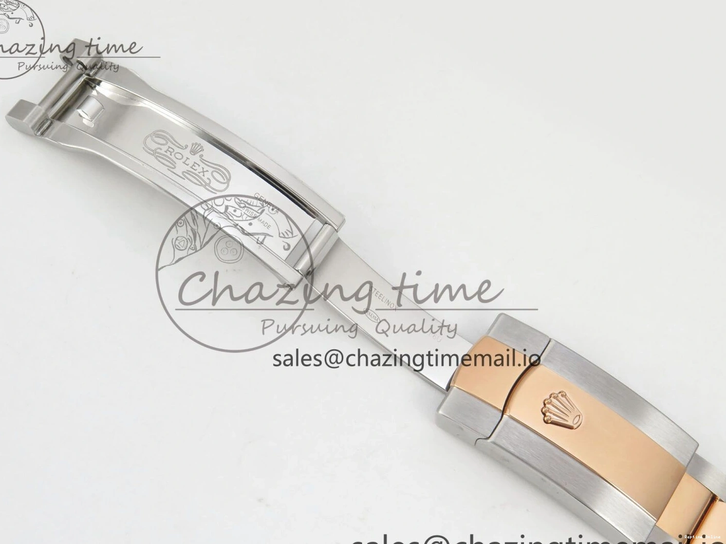 0415 DateJust 36 SS RG ARF 1:1 Best Edition 904L Steel White Stick Dial on Oyster Bracelet SH FashionForward 84